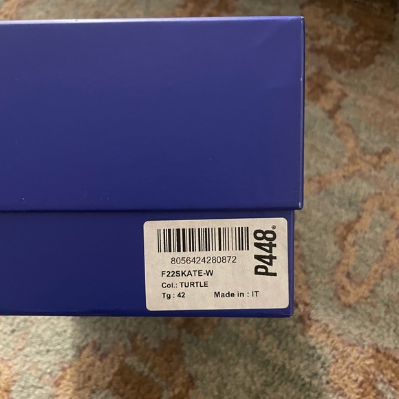 NEW P448 Skate High Top Sneaker sz 42, color: tortoise shell - Picture 12 of 12